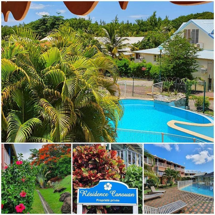 Appartement Ker-Eol Residence Canouan Sainte-Anne Avec Piscine ภายนอก รูปภาพ